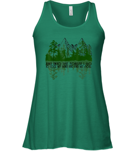 And Into The Forest I Go To Lose My Mind And Find My Soul Women Racerback Tank