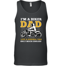 Load image into Gallery viewer, I'm a biker dad shirt gift for lover biker in father's day Men Cotton Tank Top