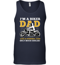 Load image into Gallery viewer, I'm a biker dad shirt gift for lover biker in father's day Men Cotton Tank Top