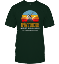 Load image into Gallery viewer, Fathor Definition like Dad just way Mightier T Shirt Fa Thor Men Cotton T-Shirt