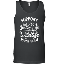Load image into Gallery viewer, Support Wildlife Raise Boys T shirt Mom Dad Mother Parents Gift Men Cotton Tank Top