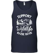 Load image into Gallery viewer, Support Wildlife Raise Boys T shirt Mom Dad Mother Parents Gift Men Cotton Tank Top