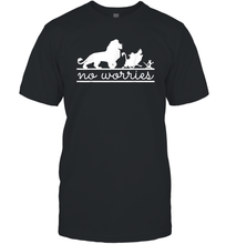 Load image into Gallery viewer, Disney Lion King No Worries Silhouette Trio Men Cotton T-Shirt