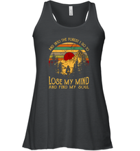 Load image into Gallery viewer, And into the forest i go to lose my mind and find my soul graphic Women Racerback Tank