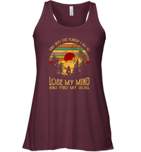 Load image into Gallery viewer, And into the forest i go to lose my mind and find my soul graphic Women Racerback Tank