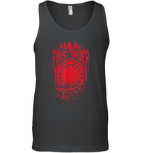 Load image into Gallery viewer, Star Wars Last Jedi First Order Red Fracture Men Cotton Tank Top