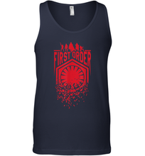 Load image into Gallery viewer, Star Wars Last Jedi First Order Red Fracture Men Cotton Tank Top