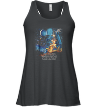 Load image into Gallery viewer, Star Wars A New Hope Faded Vintage Poster Graphic Women Racerback Tank