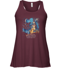 Load image into Gallery viewer, Star Wars A New Hope Faded Vintage Poster Graphic Women Racerback Tank