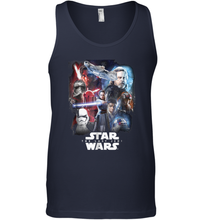 Load image into Gallery viewer, Star Wars Last Jedi Paint Portraits Collage Poster Men Cotton Tank Top