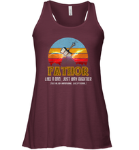 Load image into Gallery viewer, Fathor Definition like Dad just way Mightier T Shirt Fa Thor Women Racerback Tank