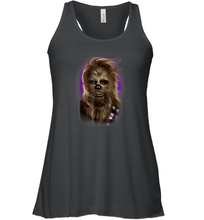 Load image into Gallery viewer, Star Wars Chewbacca Glamor Shot Graphic Women Racerback Tank