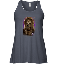Load image into Gallery viewer, Star Wars Chewbacca Glamor Shot Graphic Women Racerback Tank