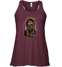 Load image into Gallery viewer, Star Wars Chewbacca Glamor Shot Graphic Women Racerback Tank
