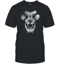 Load image into Gallery viewer, Warrior Lion King Rasta Reggae Roots T Shirt Tee Art Artwork Men Cotton T-Shirt
