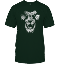 Load image into Gallery viewer, Warrior Lion King Rasta Reggae Roots T Shirt Tee Art Artwork Men Cotton T-Shirt