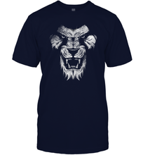 Load image into Gallery viewer, Warrior Lion King Rasta Reggae Roots T Shirt Tee Art Artwork Men Cotton T-Shirt