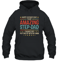 Load image into Gallery viewer, Happy Father's Day To My Amazing Step Dad Unisex Hooded Sweatshirt