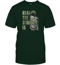 Load image into Gallery viewer, Star Wars Yoda Real The Struggle Is Graphic Men Cotton T-Shirt