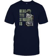 Load image into Gallery viewer, Star Wars Yoda Real The Struggle Is Graphic Men Cotton T-Shirt