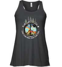 Load image into Gallery viewer, Lose Your Mind Find Your Soul Hippie Earth Forest Women Racerback Tank