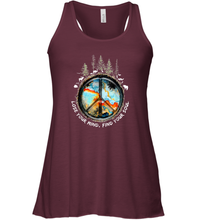 Load image into Gallery viewer, Lose Your Mind Find Your Soul Hippie Earth Forest Women Racerback Tank