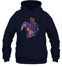 Load image into Gallery viewer, And into the ocean i go to lose my mind and find my soul Gift Iead Unisex Hooded Sweatshirt