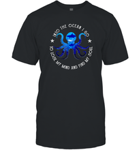 Load image into Gallery viewer, Into The Ocean I Lose My Mind And Find My Soul Octopus Men Cotton T-Shirt