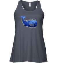 Load image into Gallery viewer, And Into The Ocean I Go To Lose My Mind And Find My Soul Gifts Women Racerback Tank