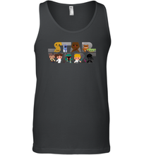 Load image into Gallery viewer, Star Wars Logo Kawaii Multi Character Men Cotton Tank Top