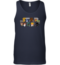 Load image into Gallery viewer, Star Wars Logo Kawaii Multi Character Men Cotton Tank Top