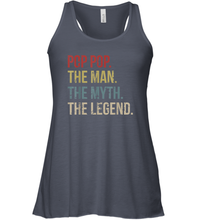 Load image into Gallery viewer, Pop Pop The Man The Myth The Legend Women Racerback Tank