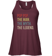 Load image into Gallery viewer, Pop Pop The Man The Myth The Legend Women Racerback Tank