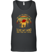 Load image into Gallery viewer, And into the forest i go to lose my mind and find my soul graphic Men Cotton Tank Top