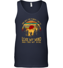Load image into Gallery viewer, And into the forest i go to lose my mind and find my soul graphic Men Cotton Tank Top