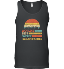 Load image into Gallery viewer, World's Best Farter, I Mean Father T Shirt Funny Dad Vintage Gift Men Cotton Tank Top
