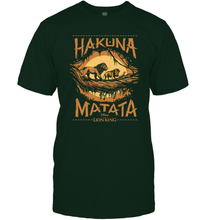 Load image into Gallery viewer, Disney The Lion King Live Action Hakuna Matata Sunset Poster Men Cotton T-Shirt