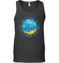 Load image into Gallery viewer, Into The Ocean I Go To Lose My Mind And Find My Soul Gift Men Cotton Tank Top