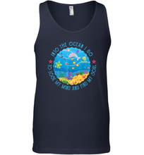 Load image into Gallery viewer, Into The Ocean I Go To Lose My Mind And Find My Soul Gift Men Cotton Tank Top