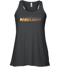 Load image into Gallery viewer, Star Wars The Mandalorian Series Logo Women Racerback Tank