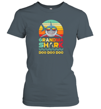 Load image into Gallery viewer, Womens Retro Vintage Grandma Shark Doo Doo Halloween Costume Women Cotton T-Shirt