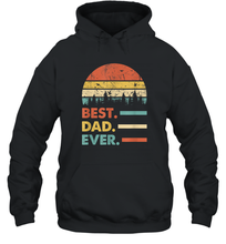 Load image into Gallery viewer, Best Dad Ever T Shirt Papa Vintage Papa Gift Daddy Unisex Hooded Sweatshirt