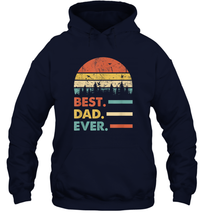 Load image into Gallery viewer, Best Dad Ever T Shirt Papa Vintage Papa Gift Daddy Unisex Hooded Sweatshirt