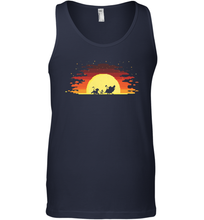 Load image into Gallery viewer, Disney Lion King Gradient Sunset Trio Men Cotton Tank Top