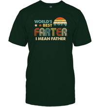 Load image into Gallery viewer, World's Best Farter, I Mean Father T Shirt Funny Dad Vintage Men Cotton T-Shirt