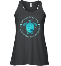 Load image into Gallery viewer, Into The Ocean I Go To Lose My Mind And Find My Soul Gifts Women Racerback Tank