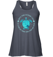 Load image into Gallery viewer, Into The Ocean I Go To Lose My Mind And Find My Soul Gifts Women Racerback Tank