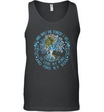Load image into Gallery viewer, And Into The Forest I Go To Lose My Mind And Find My Soul tee Men Cotton Tank Top