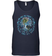 Load image into Gallery viewer, And Into The Forest I Go To Lose My Mind And Find My Soul tee Men Cotton Tank Top