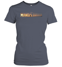Load image into Gallery viewer, Star Wars The Mandalorian Series Logo Women Cotton T-Shirt